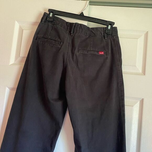 Levi’s baggy trousers black pants waist 25 length 29 grunge neutral minimalist - Picture 7 of 9